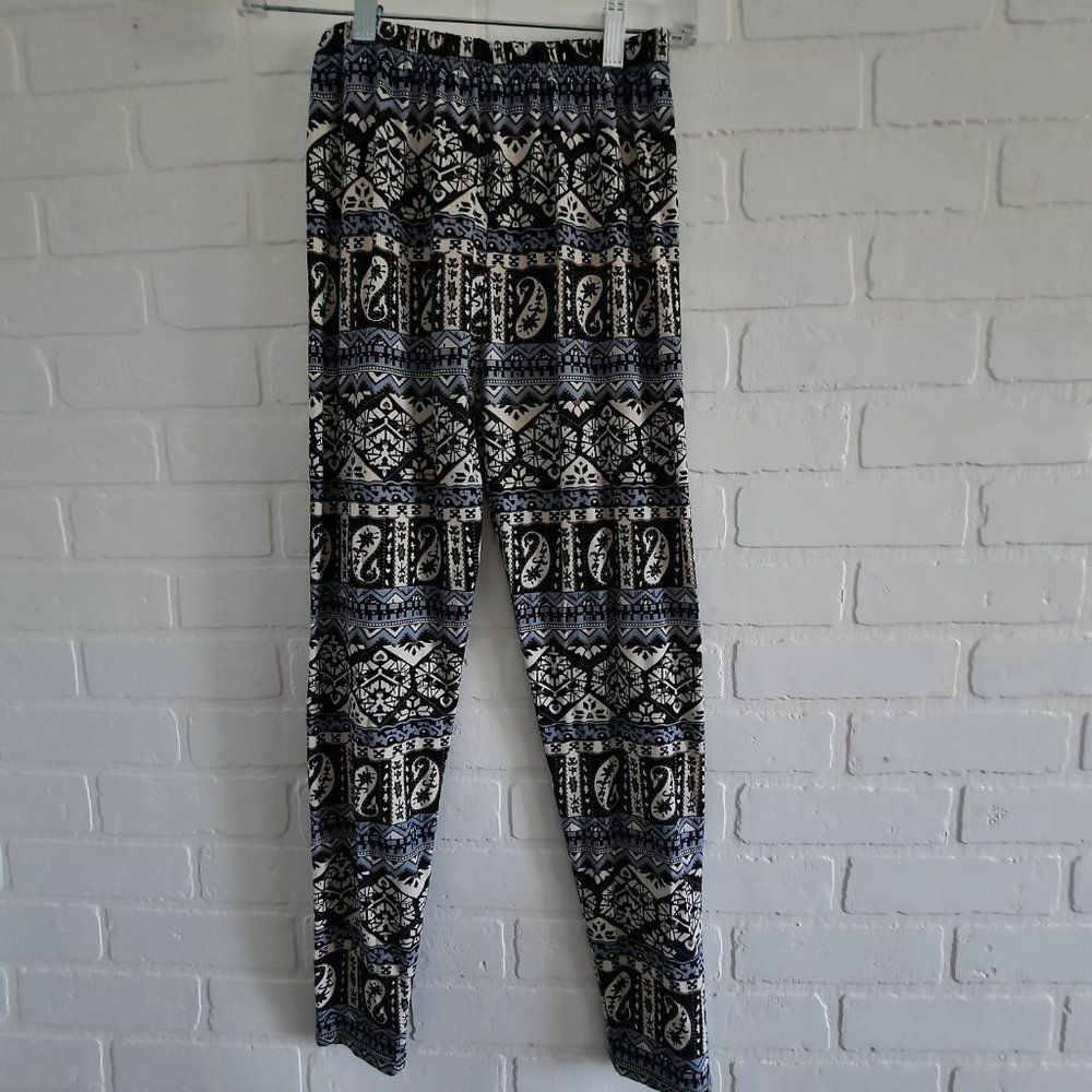 NWOT Lot of 3 Pairs of Tribal and Funky Print High Waist Leggings Size X Small